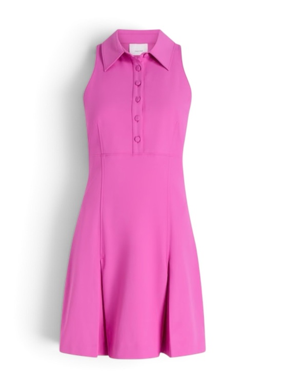cinq a sept Dresses & Skirts - Cinq a Sept Cassette Pleated Collared Mini Dress Pink Lilac Size 2Listing Descri